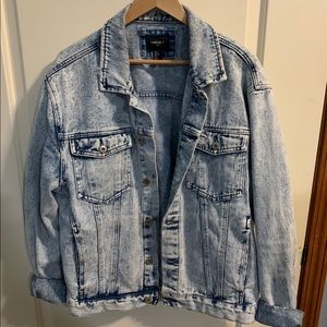 Light blue wash denim jacket